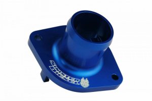 Ford F-350 Thermostat Housing - Sinister Diesel - Sinister Diesel - Blue Anodized - `03-`07 Ford F-350 Thermostat Housing - Sinister Diesel - Sinister Diesel - Blue Anodized - `03-`07